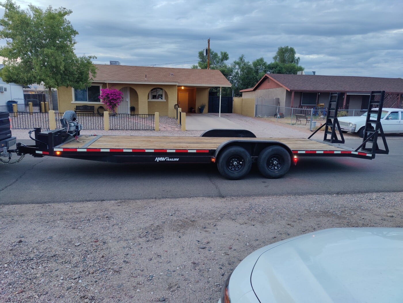 2023 August Metal Works 24' Flatbed - 10K winch