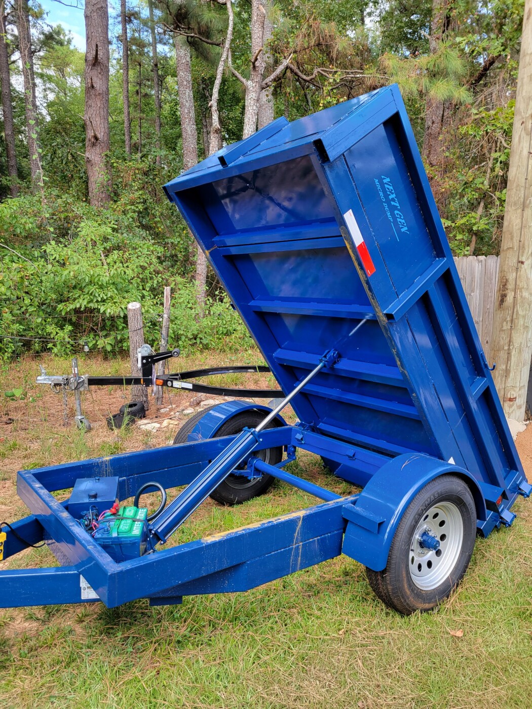 2025 NEXTGEN 23 4X8 SA DUMP MICRO HYDRAULIC DUMP TRAILER