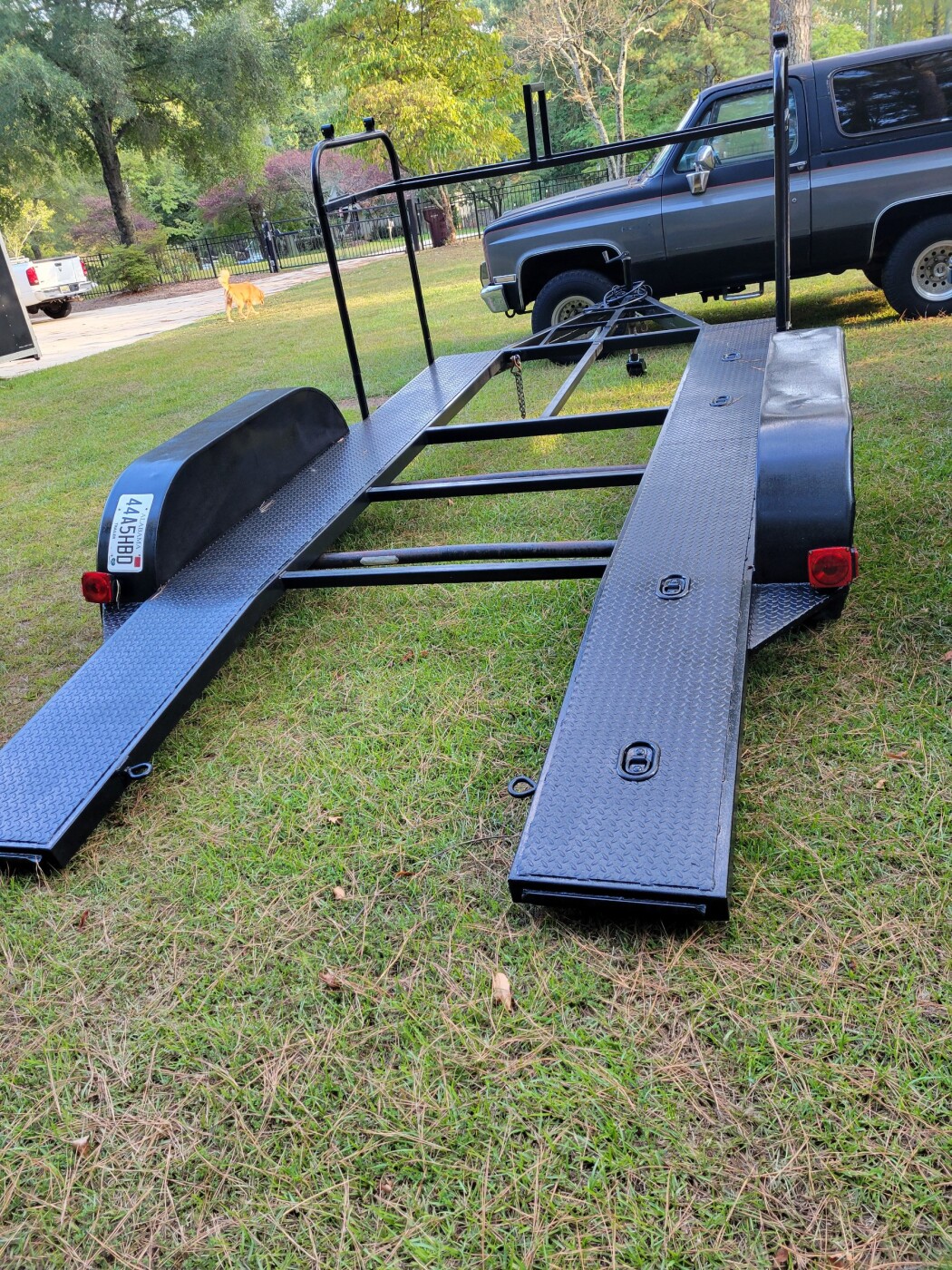 2000 CAR HAULER 14' LOW BOY W/ DOVE TAIL