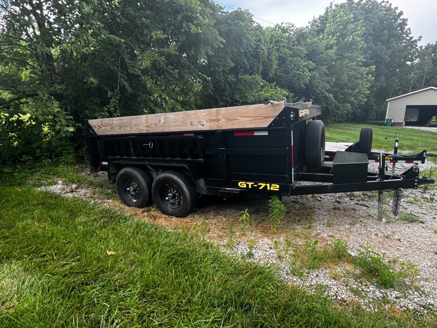 2018 Griffin 712 Dump Trailer