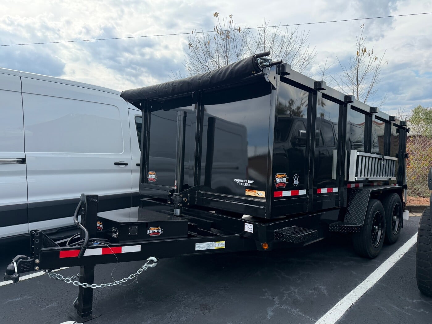 2026 Prospector  7x14x4 DUMP TRAILER