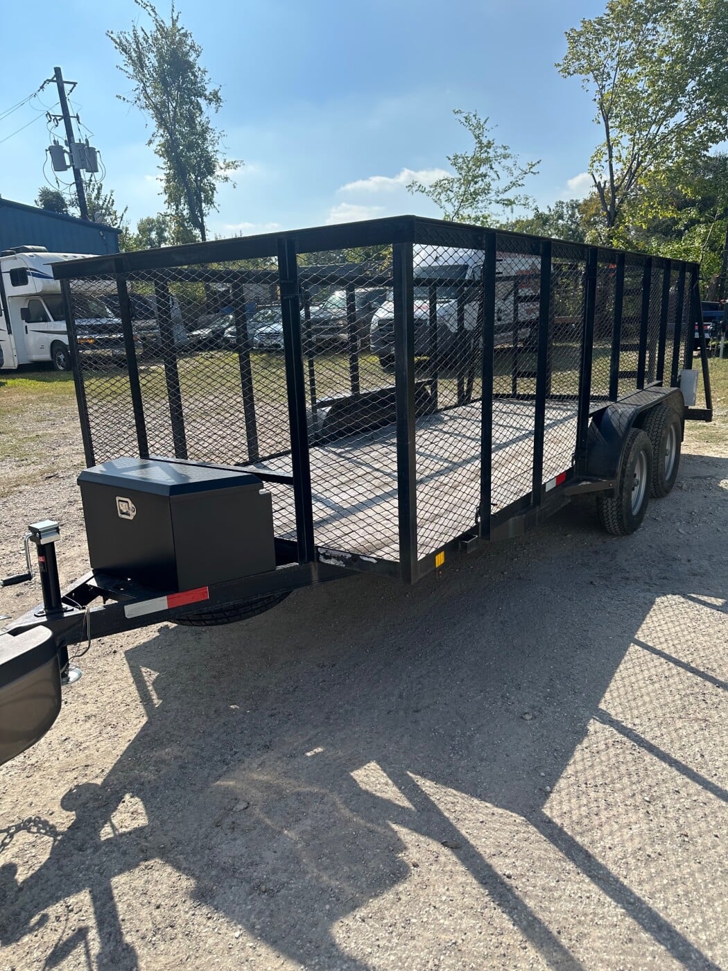2023 C&M UT 76”x 16’ Utility Cage Trailer