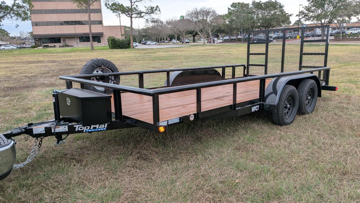 2025 Top Hat 7 x 16' Utility Trailer