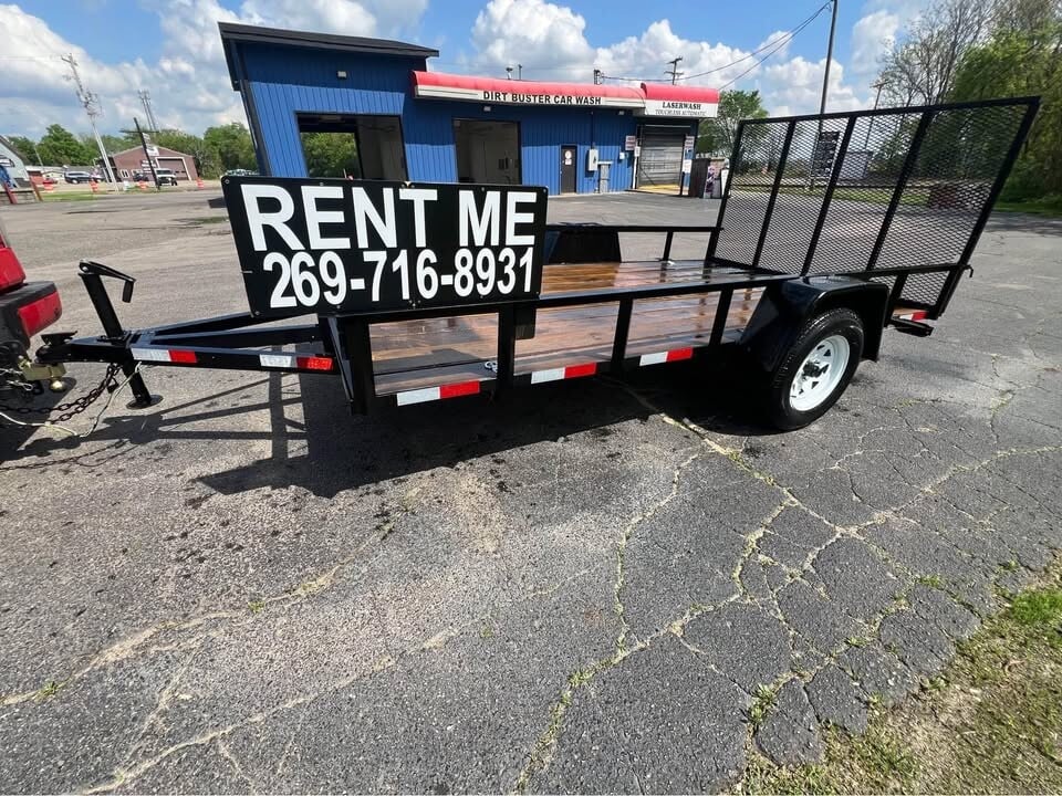 2004 Angle Utility 6'x12' Utility Trailer