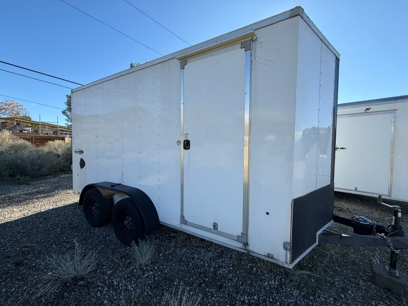 2021 Look Element 14x8.5 Enclosed Ramp and Winch