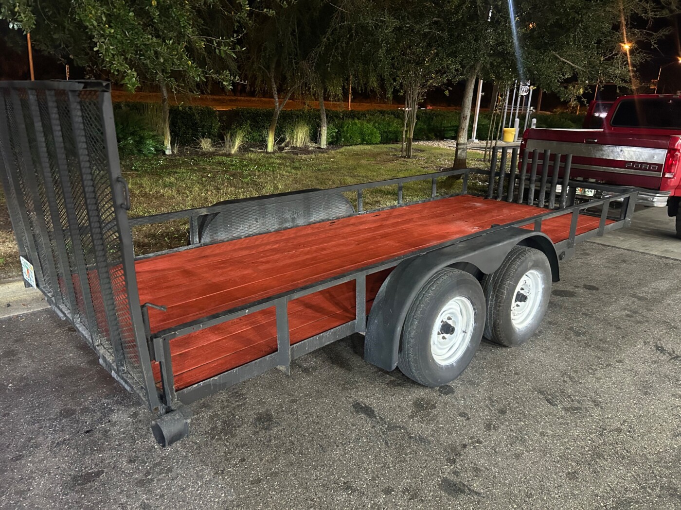 2020 Utilty Trailer 16’ x 6’6 dual axle trailer
