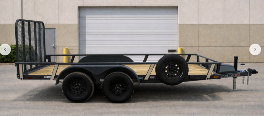 2025 RawMaxx 16ft  Utility Trailer