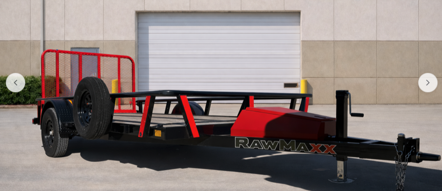 2024 RawMaxx 12ft Utility Trailer