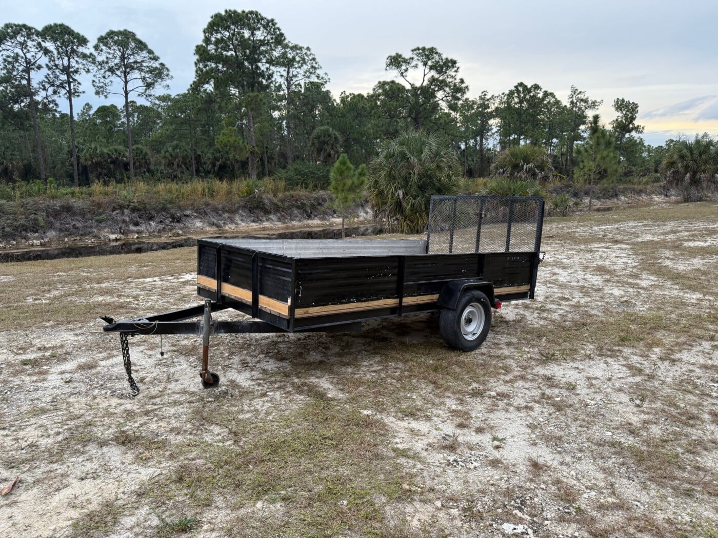 2021 6'x12' Utility Trailer w/2ft.Sides & Ramp