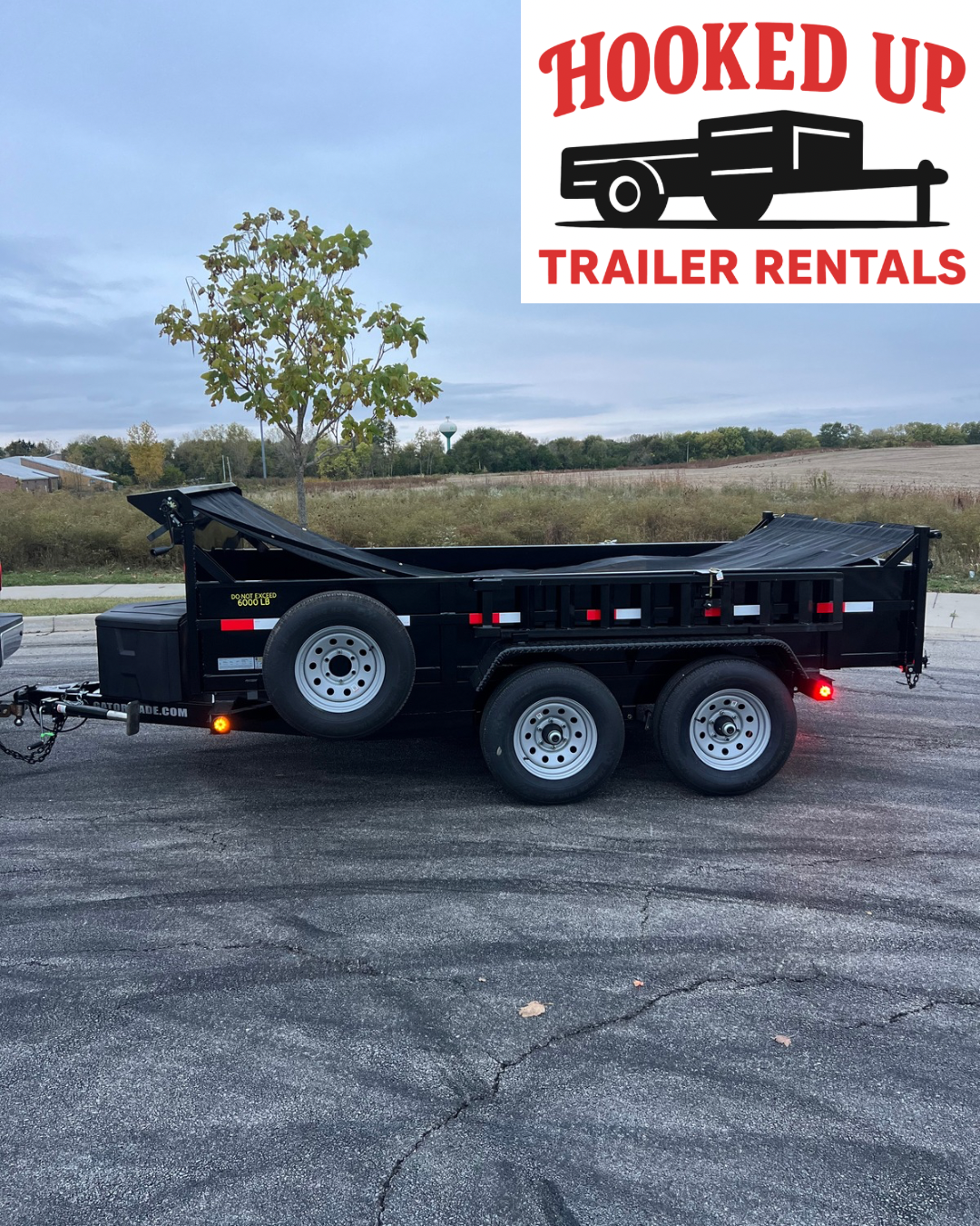 2026 gatormade 6x12 Dump 6k dumping capacity