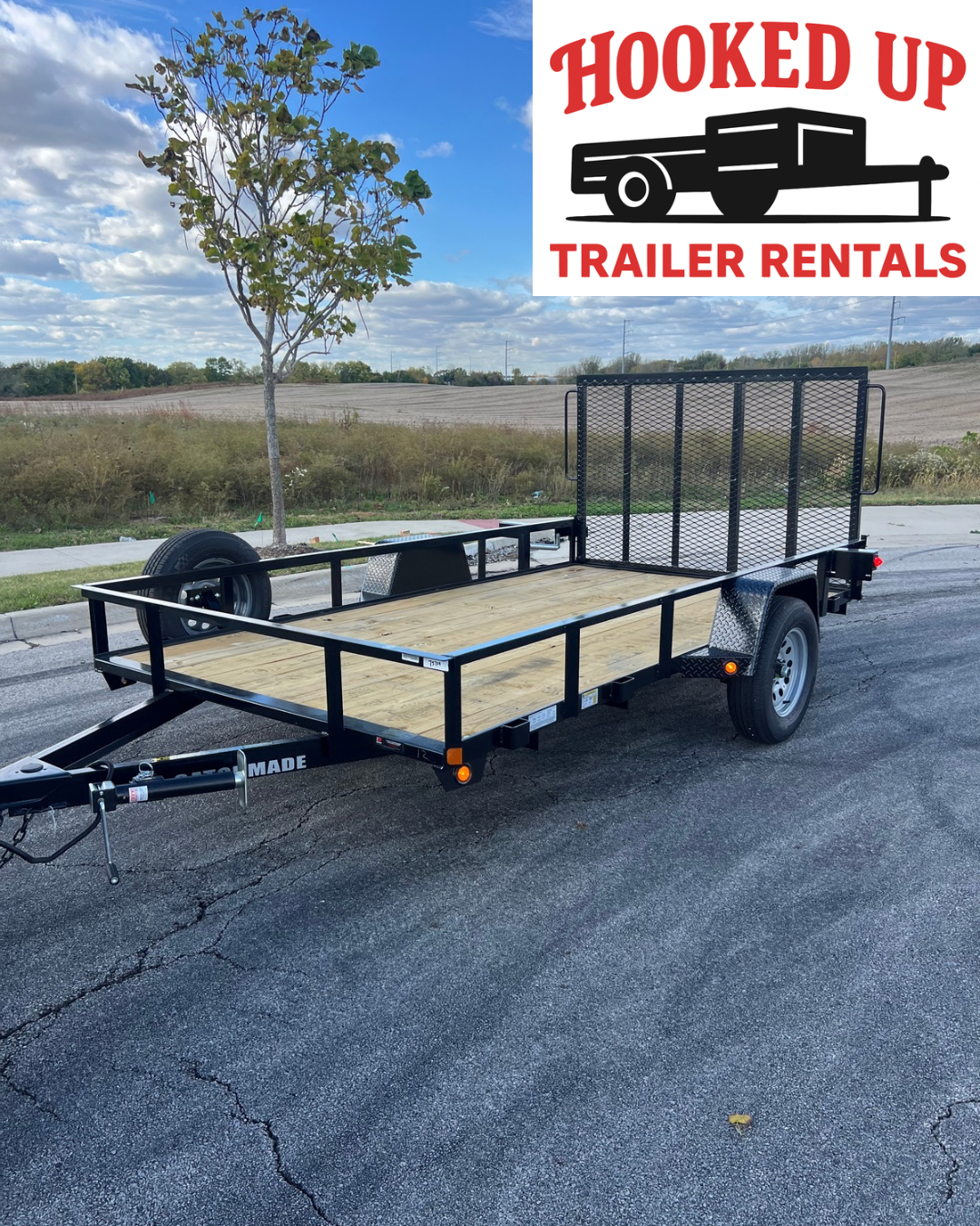 2026 Gatormade 6x12 Utility open single axle