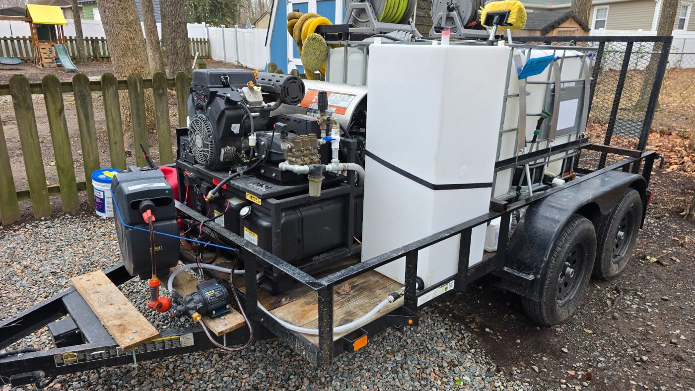 2025 Trailer Utility 6x12 Pressure Washer Trailer