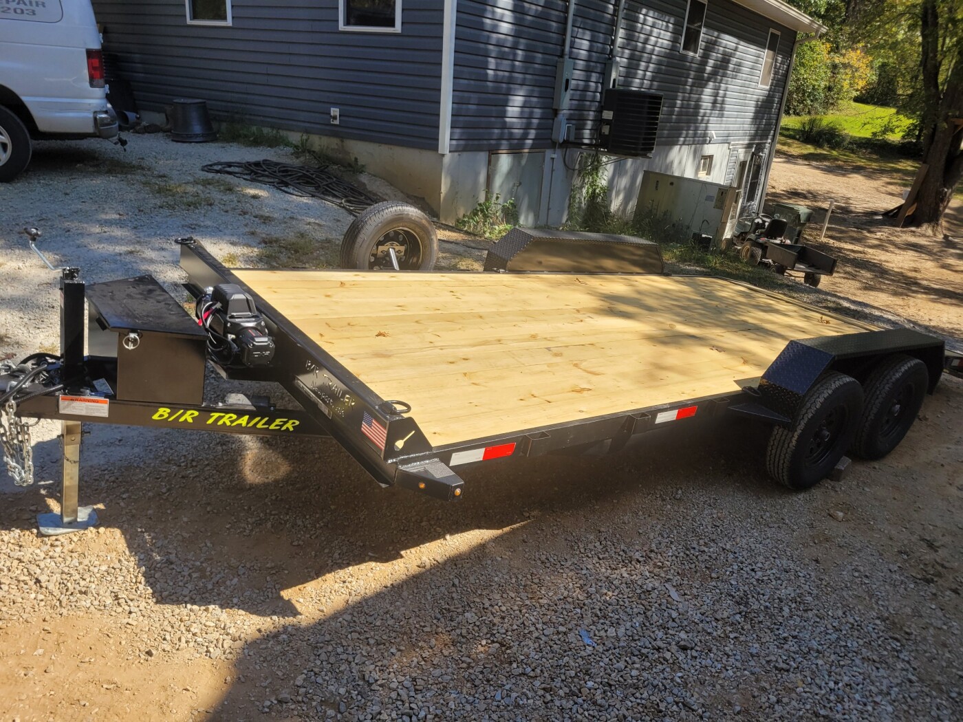 2024 B/r trailers 18' Car hauler  With winch