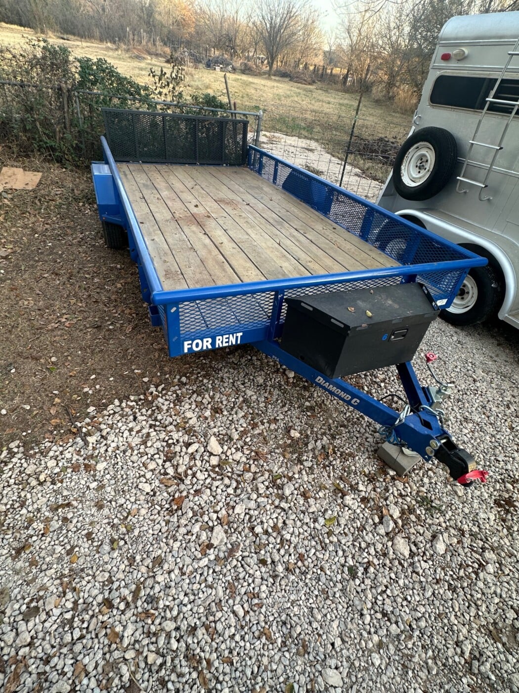 2025 Diamond C Utility  14’x83” bi fold ramp ut