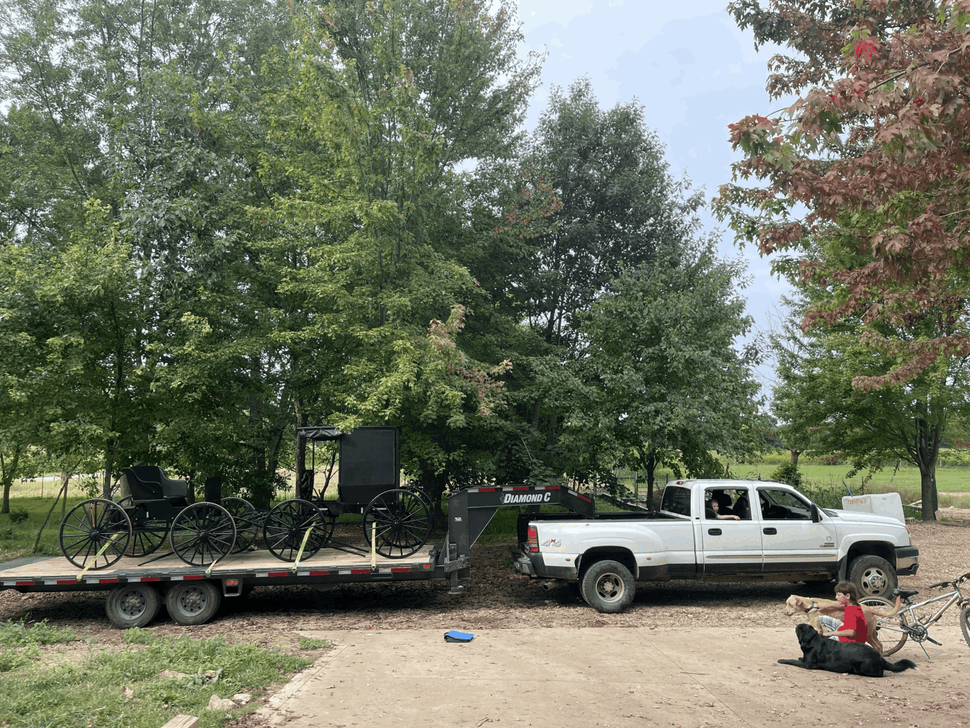 2021 Diamond C DET 24' tilt gooseneck 16K