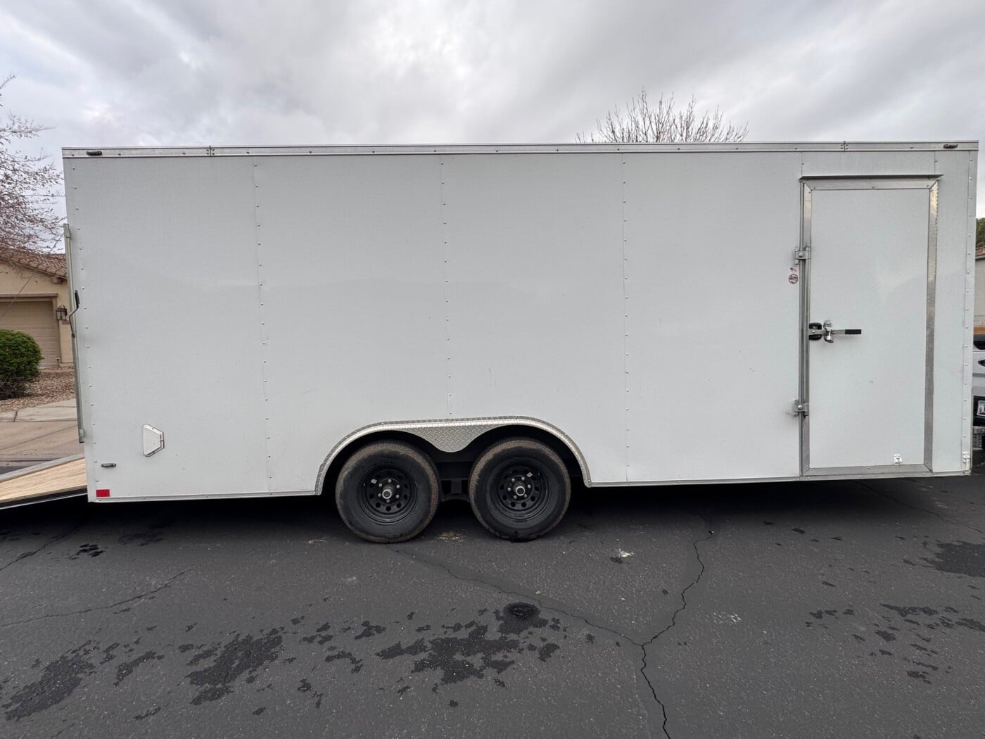 2025 Stallion  White 20ft Car Hauler