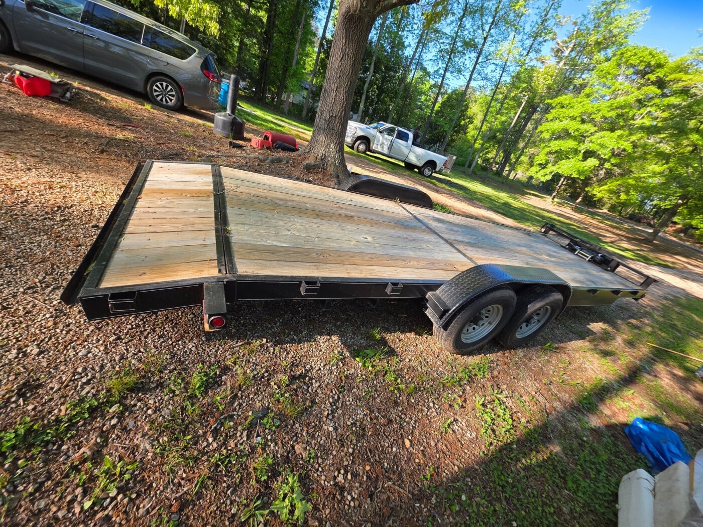 2024 Max built 82x24 W 14k SIR Equipment trailer.