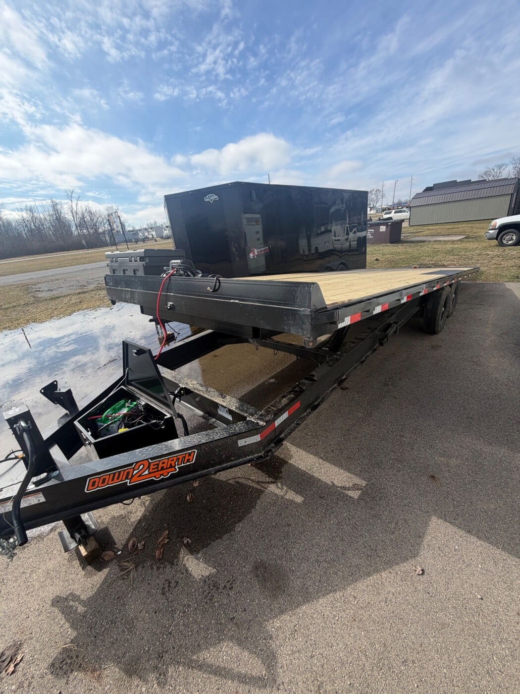 2026 Down2Earth 24 foot Deck over power tilt