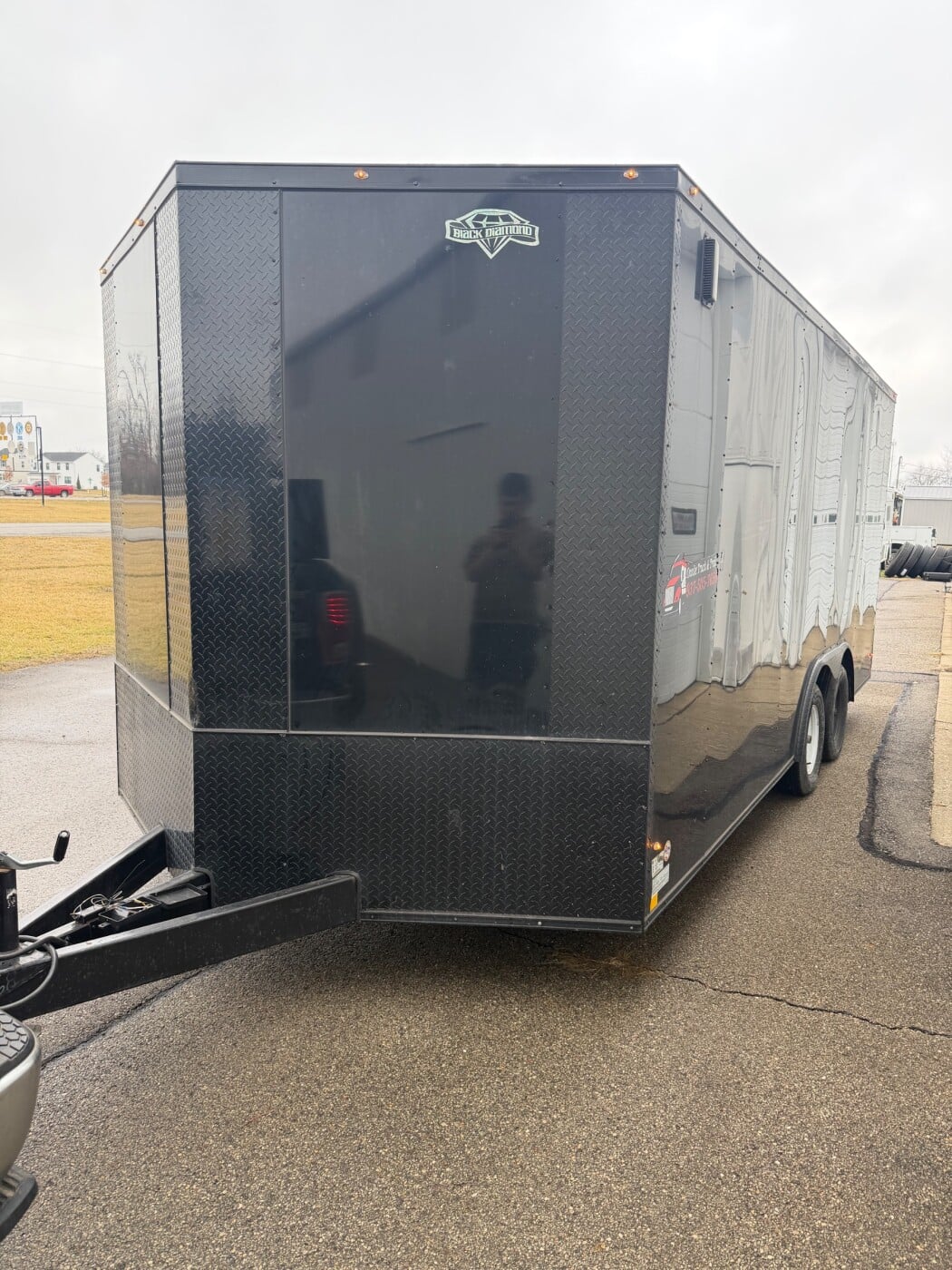 2024 Black diamond 18x8.5 Enclosed trailer