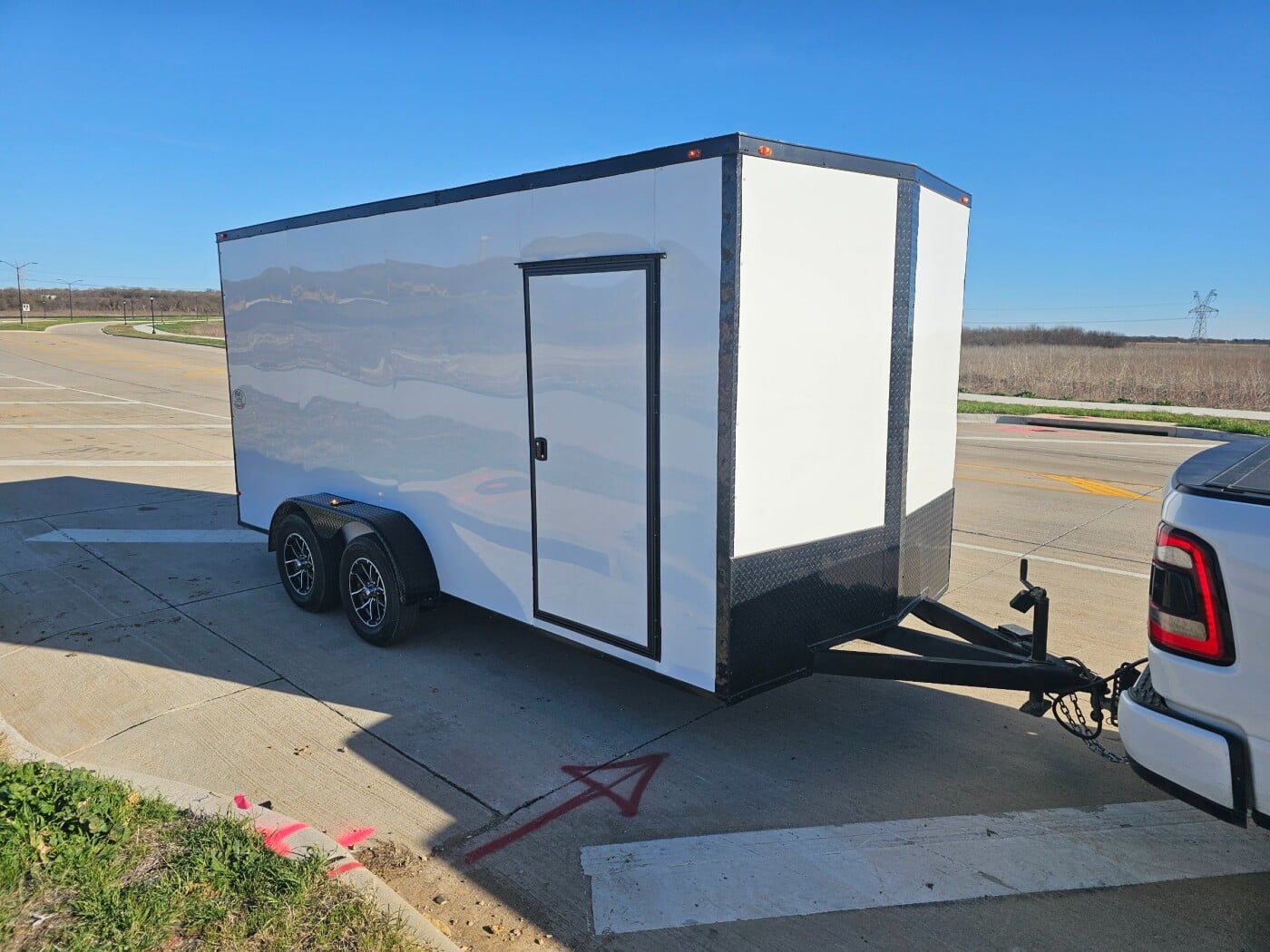 2026 Deepsouth 7x16 7x16x7 Enclosed Trailer