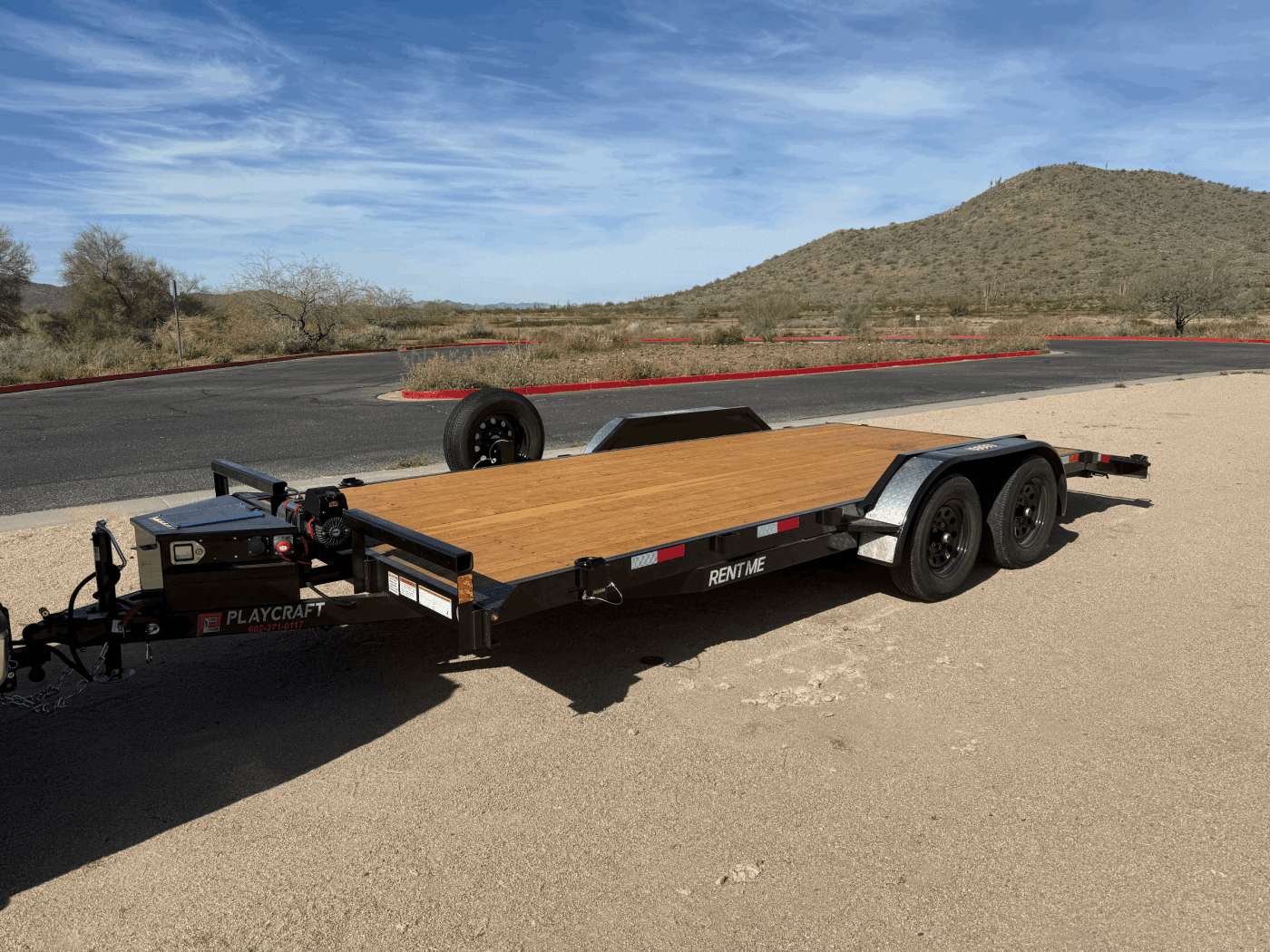 2020 PlayCraft 18' Car Hauler Dove Tail with Ramps