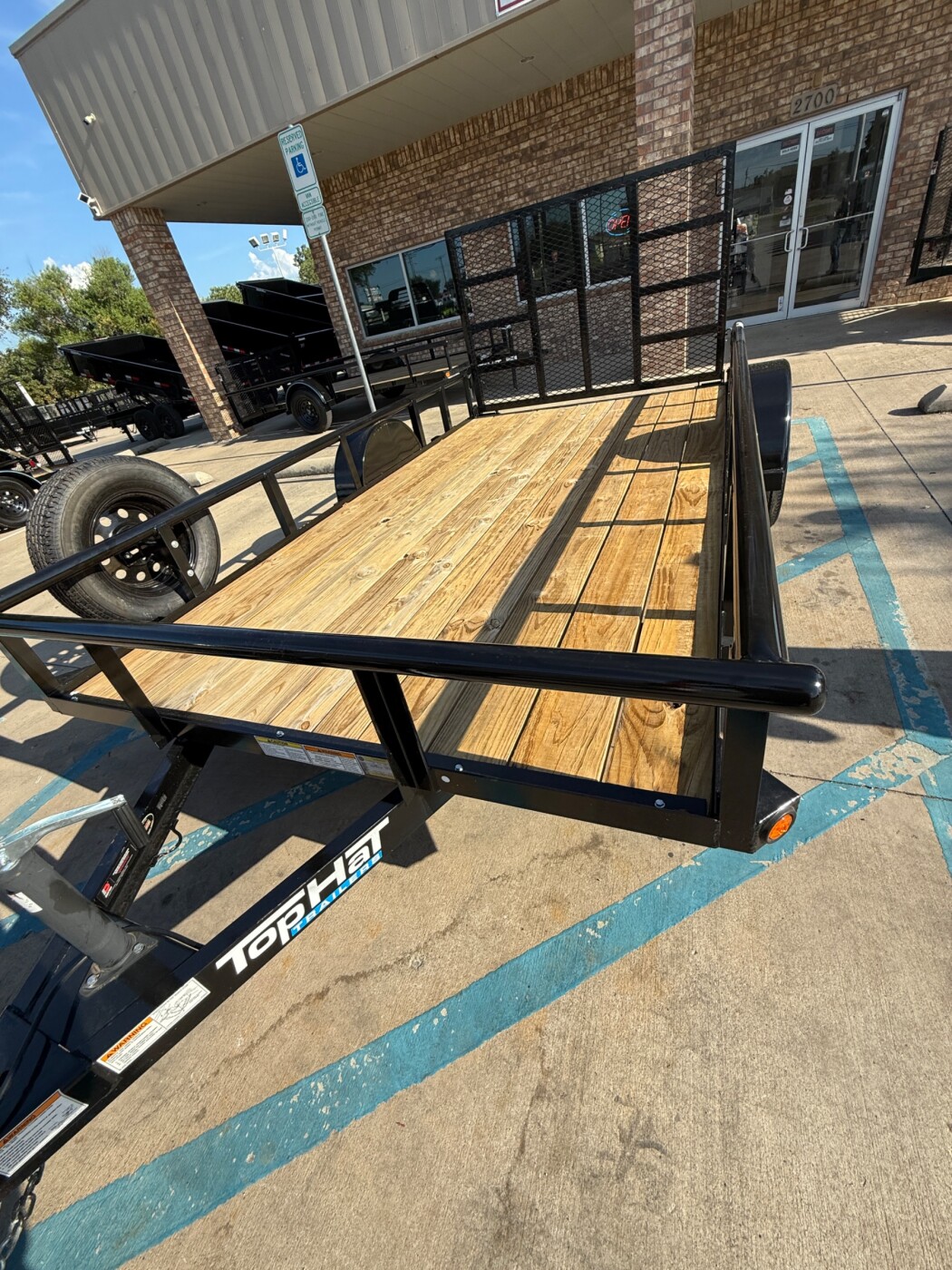 2025 Top Hat Utility Trailer 6.5’x12’ Utility Tra