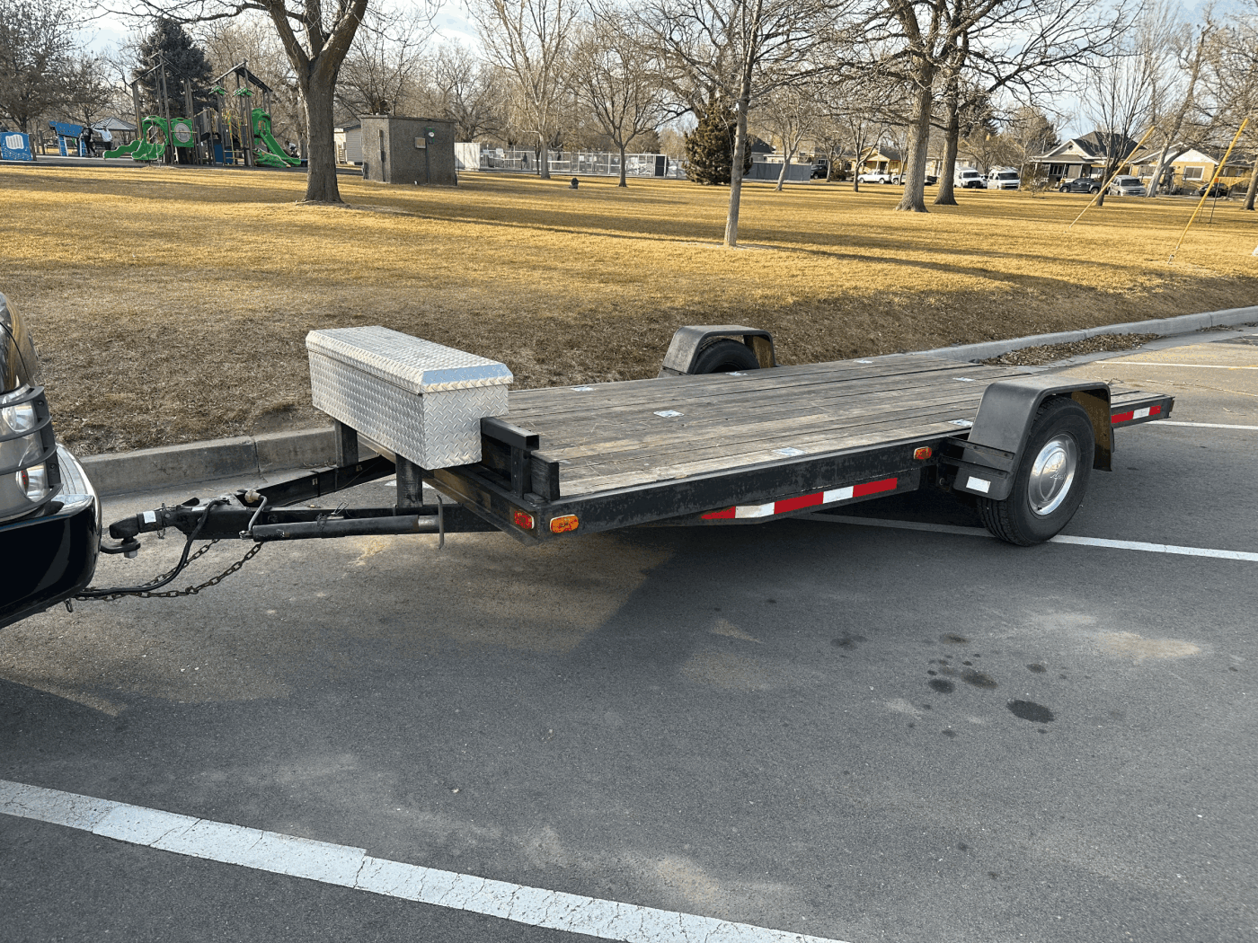 2000 HMD flatbed 6x14 flat bed 2999# trailer