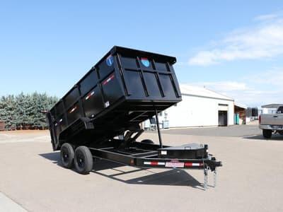 2025 Interstate IBLRDU714TA5 7x14x4 dump trailer