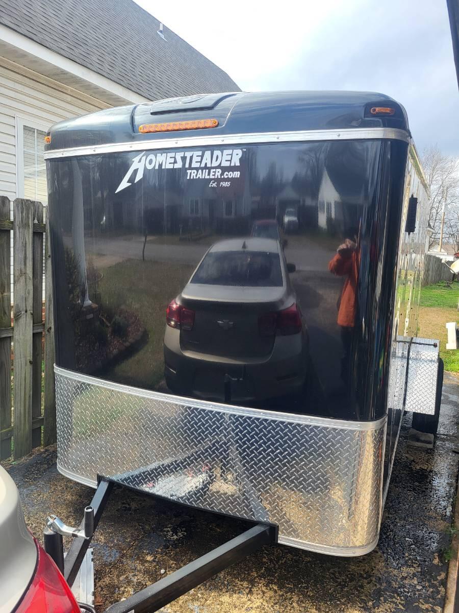 2025 Homesteader 6x12 enclosed w ramp door and