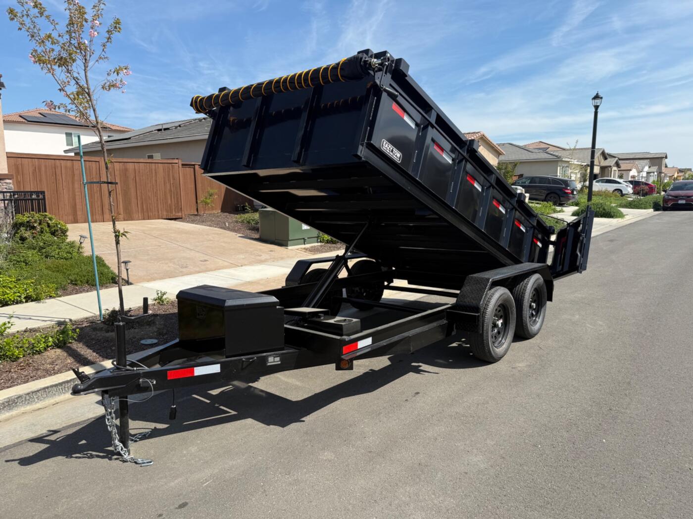 2026 Easy Tow Trailers 6x12x2 Dump Trailer