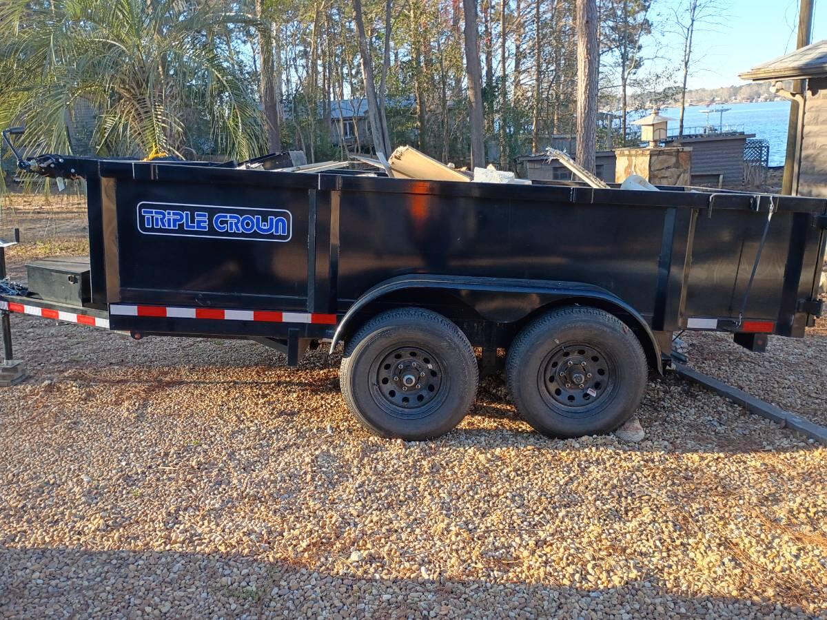 2026 Triple crown 7x12ft dump trailer