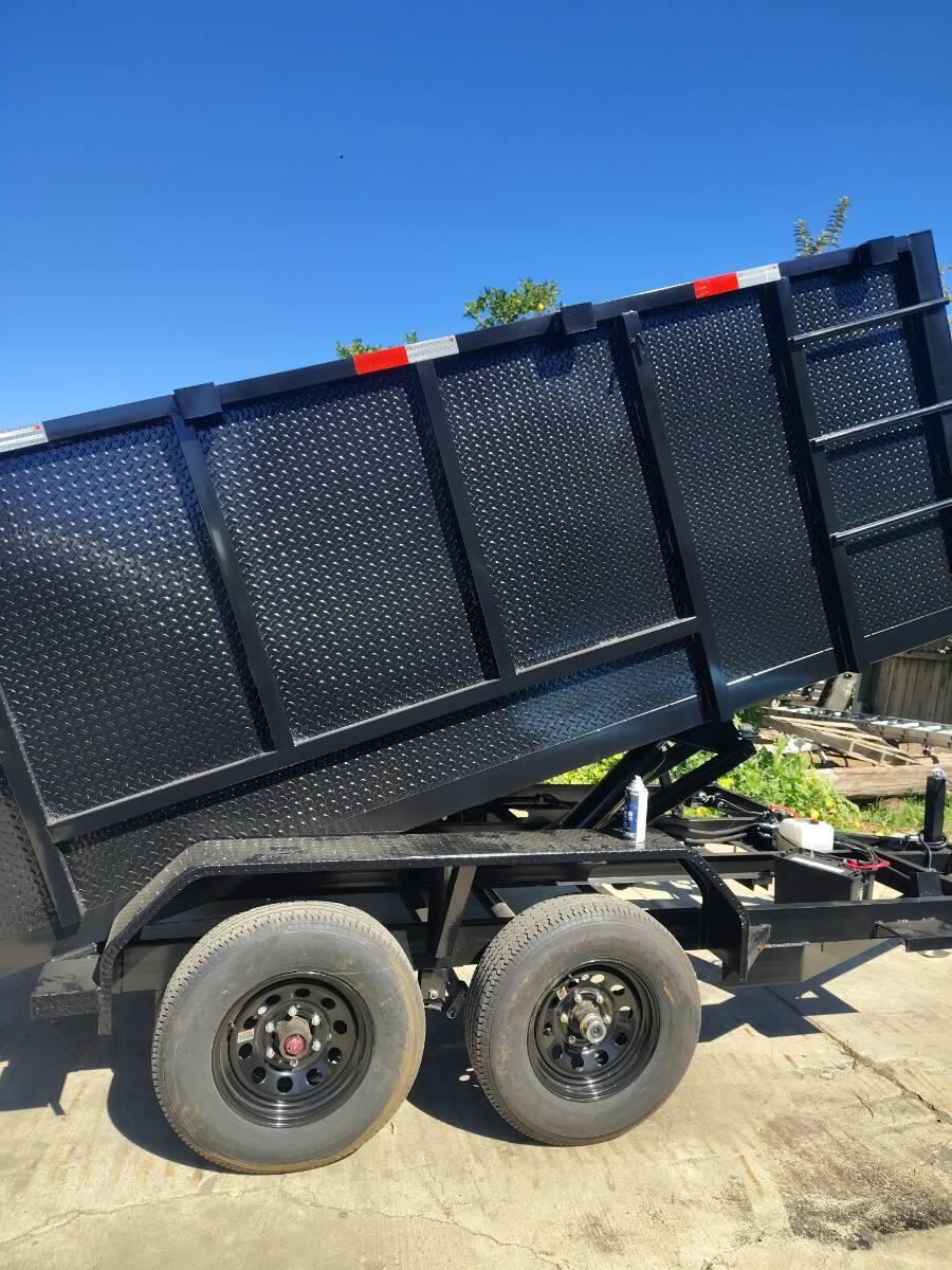 2026 Dump 12 by4by8 dump trailer