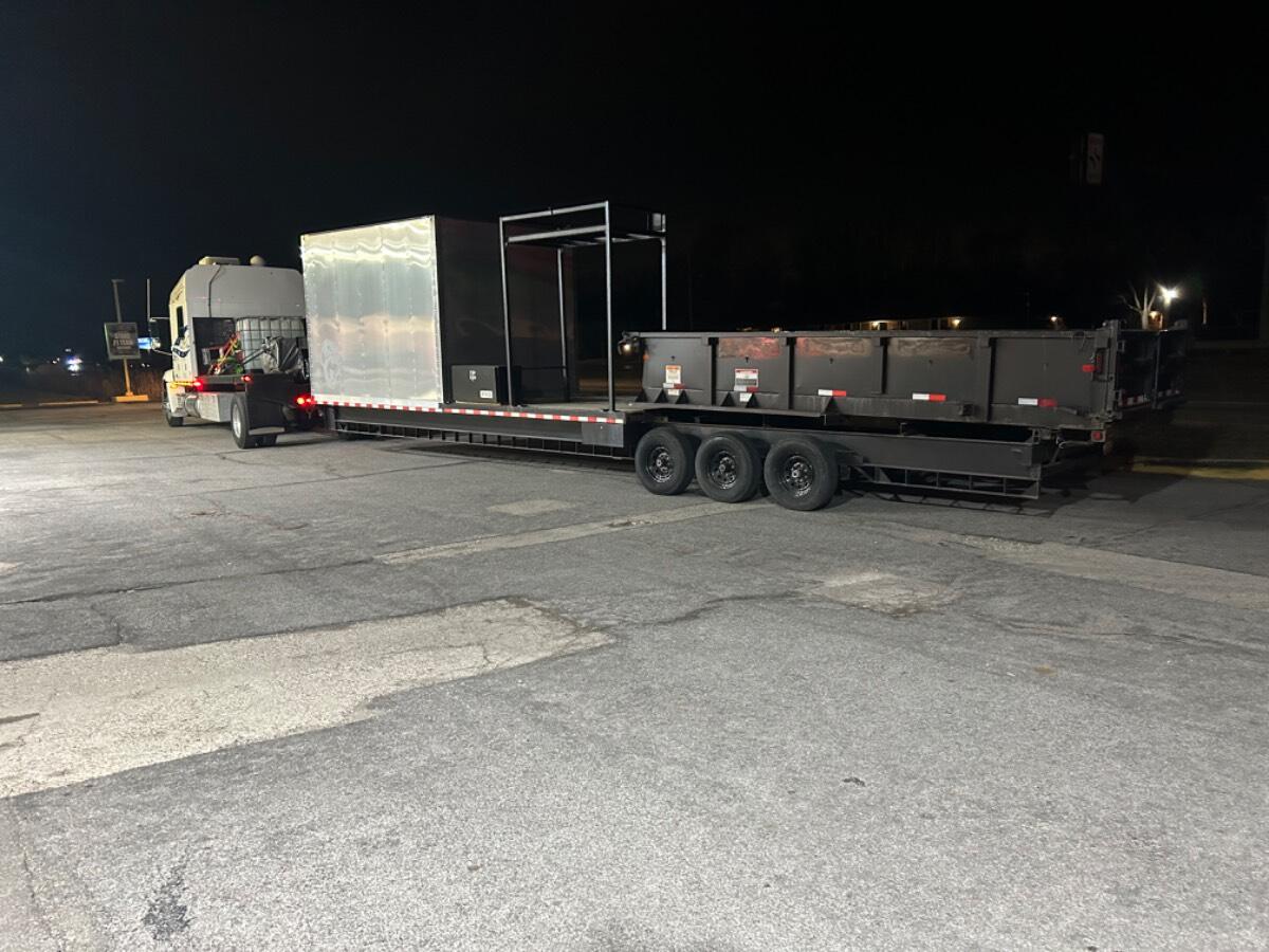 2024 REDWOLF CUSTOMIZED 12 ft dry box 18 ft dump