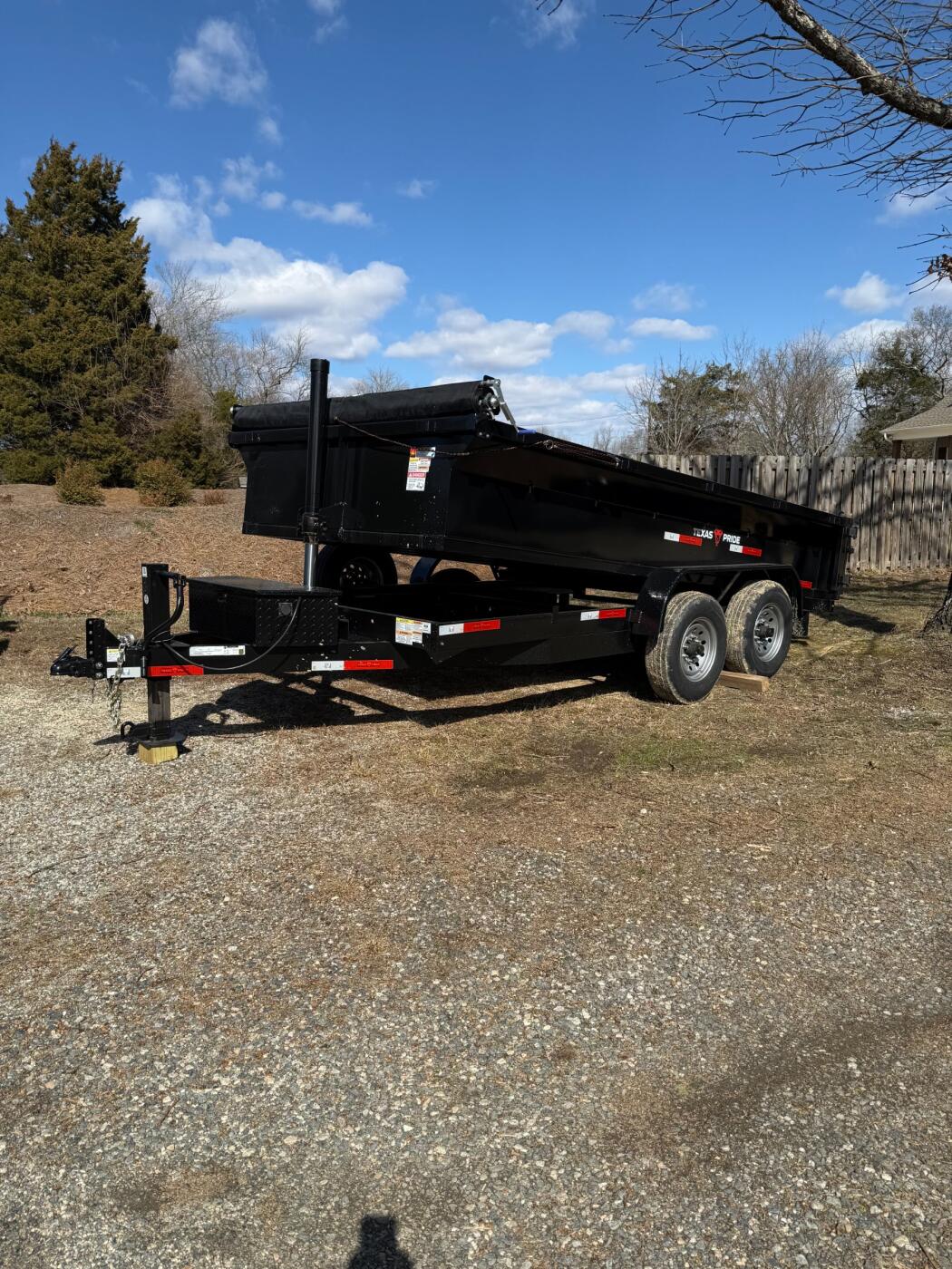 2026 Texas Pride 7x14 Dump Trailer