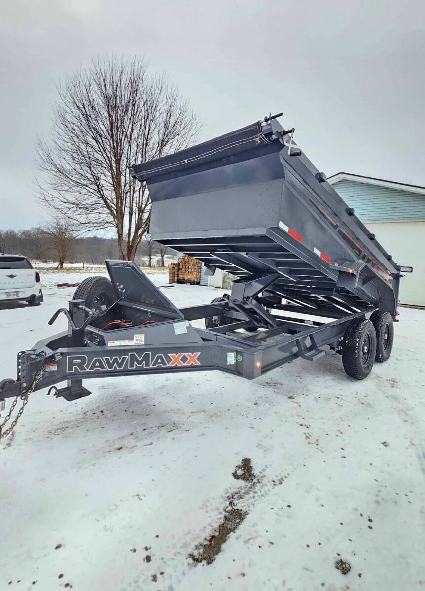 2025 RawMaxx 7’ x 14’ Raw Max dump trailer