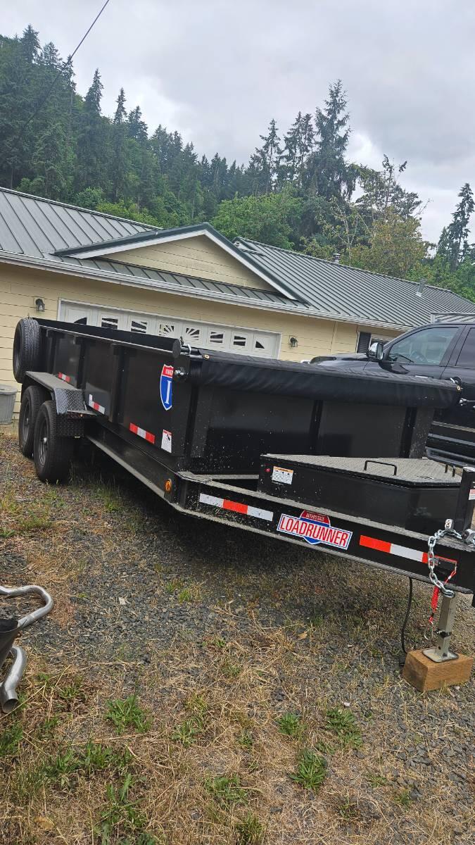 2024 Load runner COVERED DUMP TRAILER.