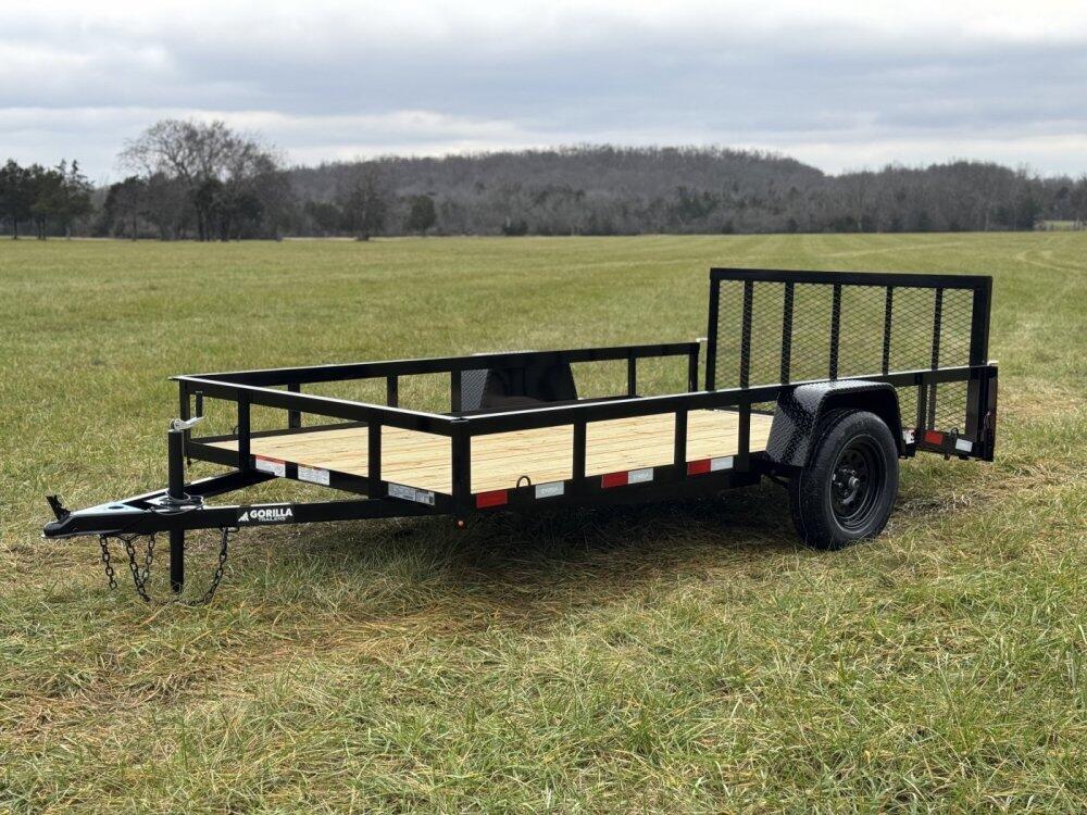 2024 Gorilla 6.4 x 12 Dovetail Utility Trailer