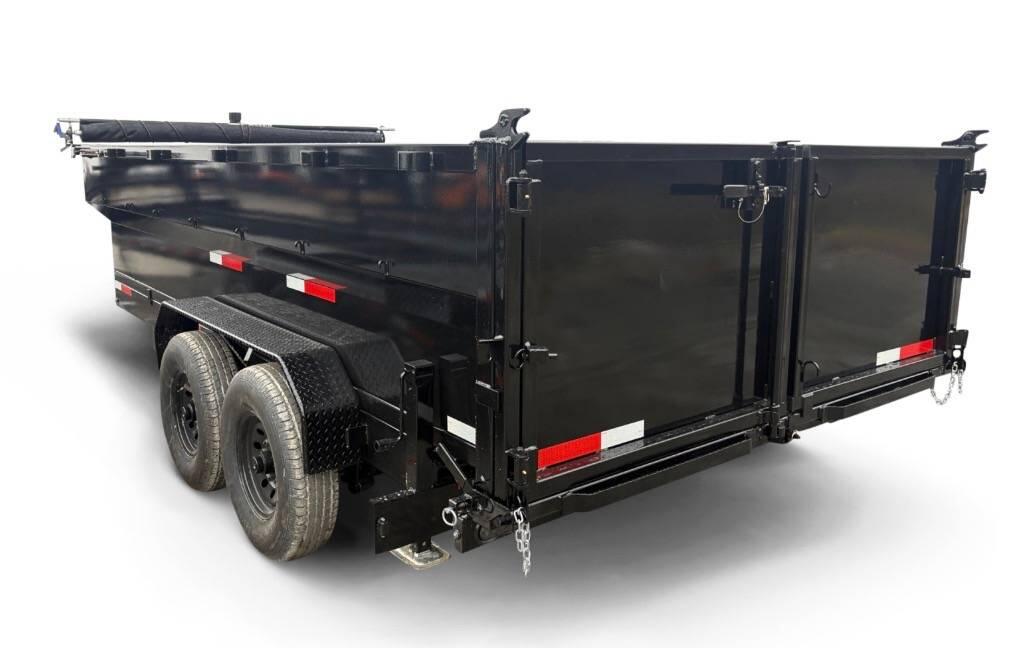 2025 Texas pride 8x3x16ft 16k lb dump with net