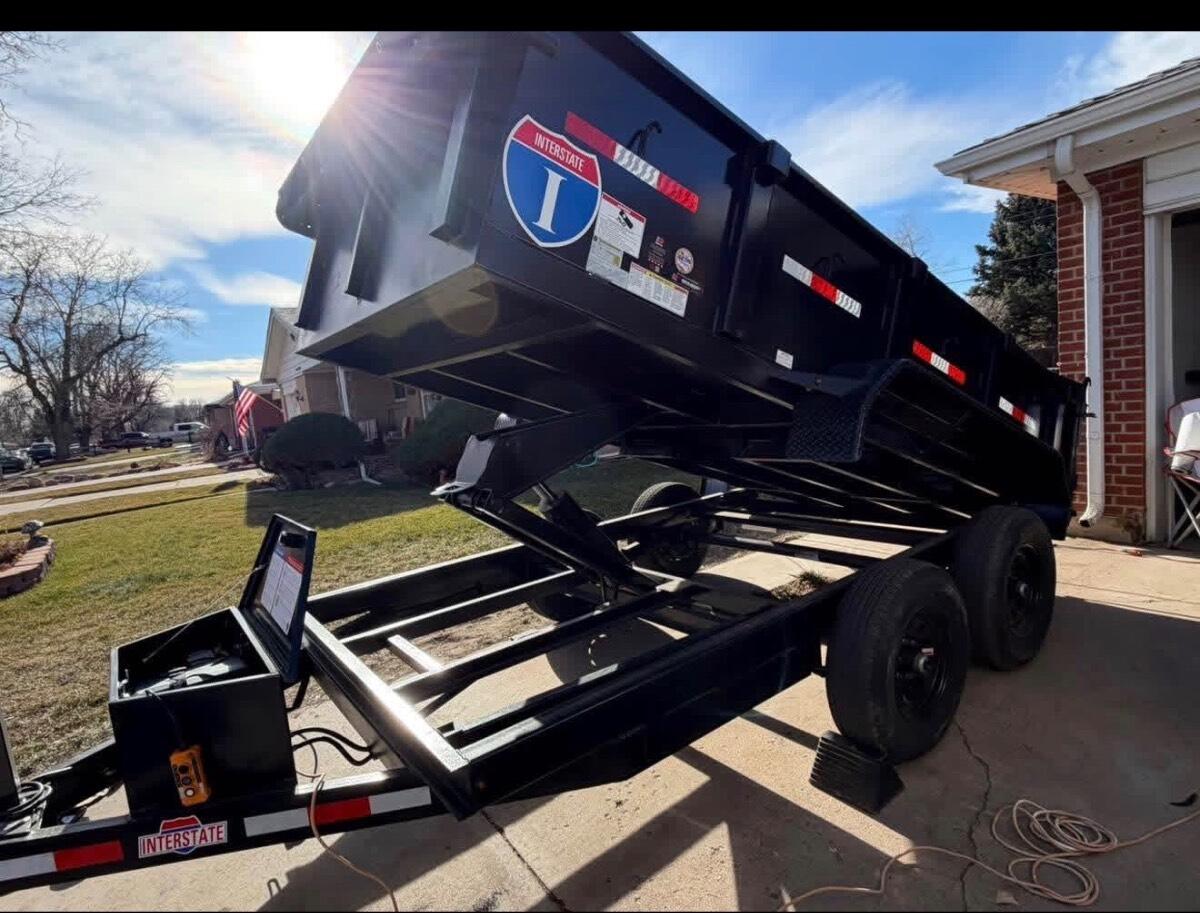 2026 Interstate Bumper pull dump trailer