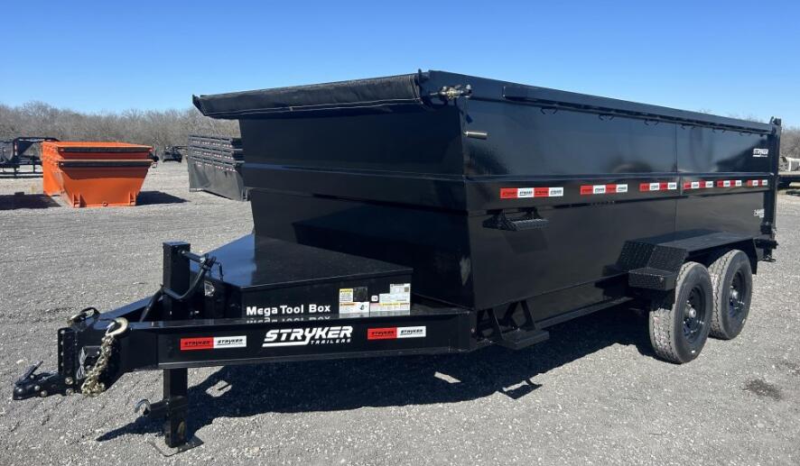 2026 Stryker 16ft Dump Trailer 4ft walls