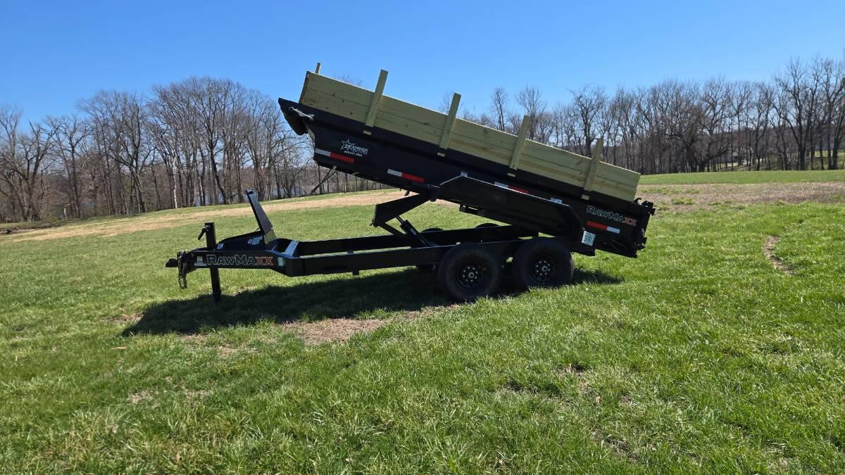 2025 Rawmaxx Dump trailer & Spreader gate