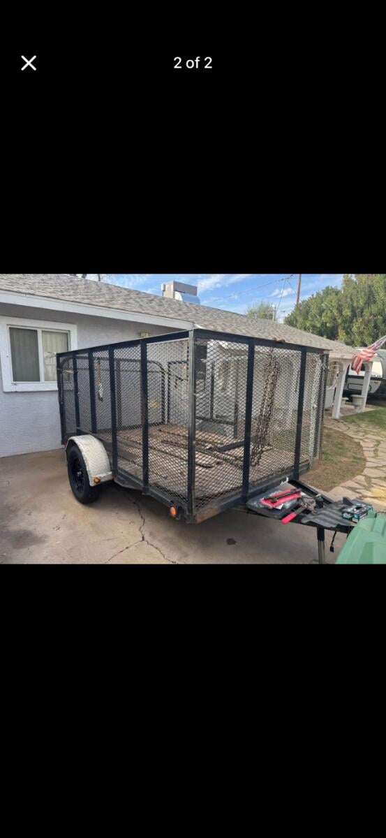 2007 Little G High side utility trailer