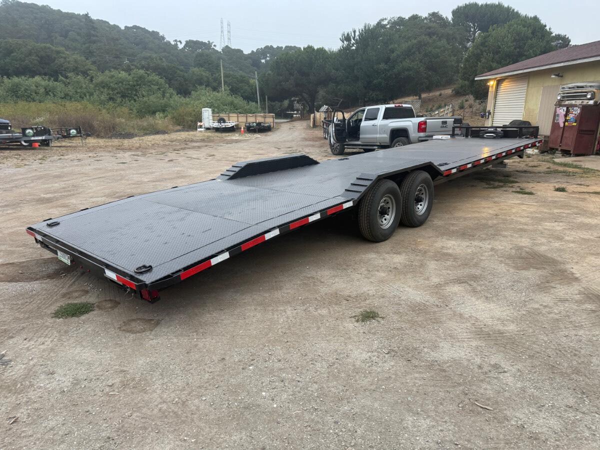 2025 Texas Pride 2 Car Hauler trailer driveover