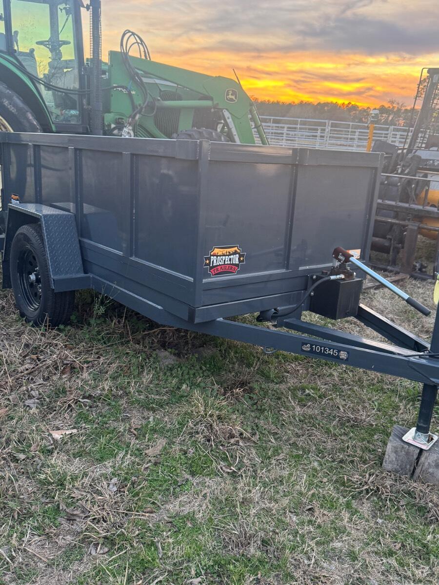 2026 Prospector 4x8 Hydraulic Dump Trailer