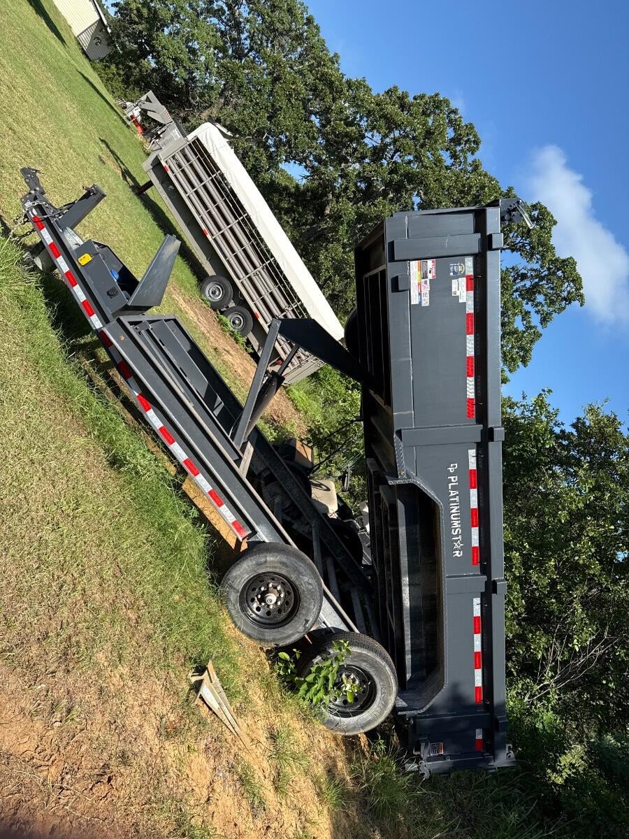 2024 DP Platinum Star Dump trailer bumper pull