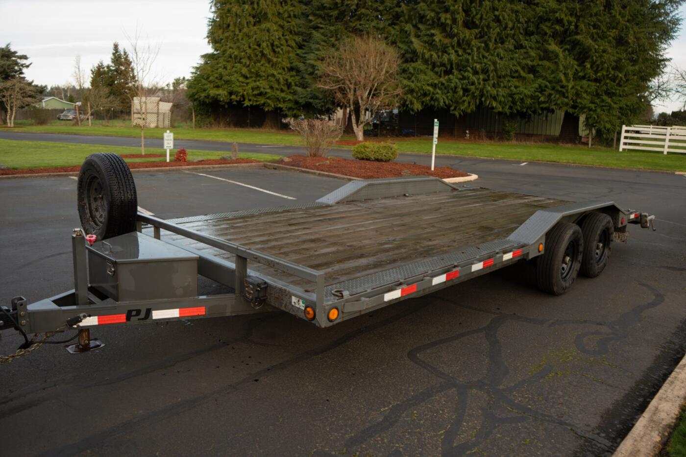 2021 PJ Wide Deck Car Hauler