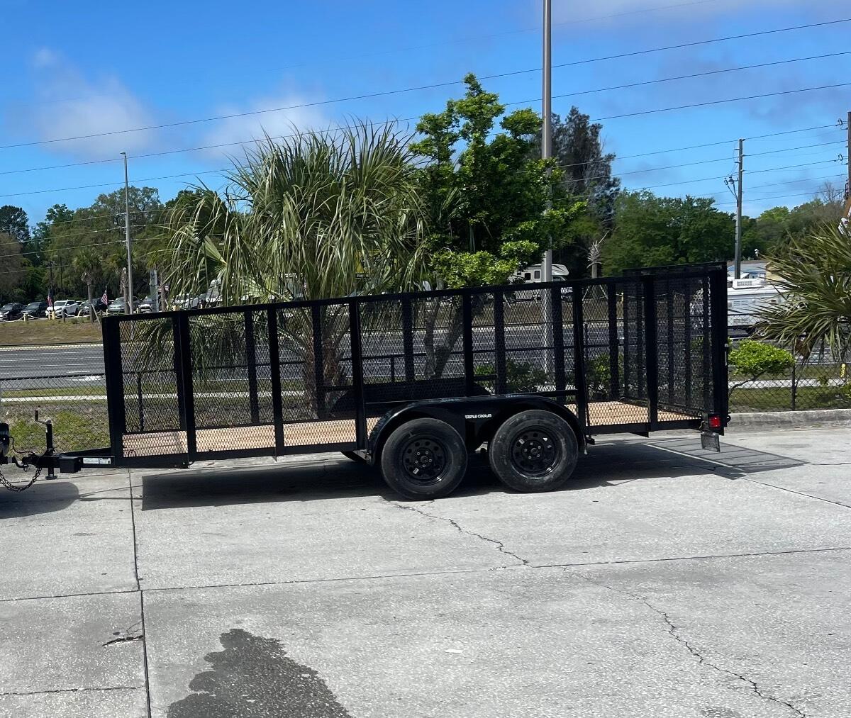 2019 Triple Crown Dumpster Trailer with ramp