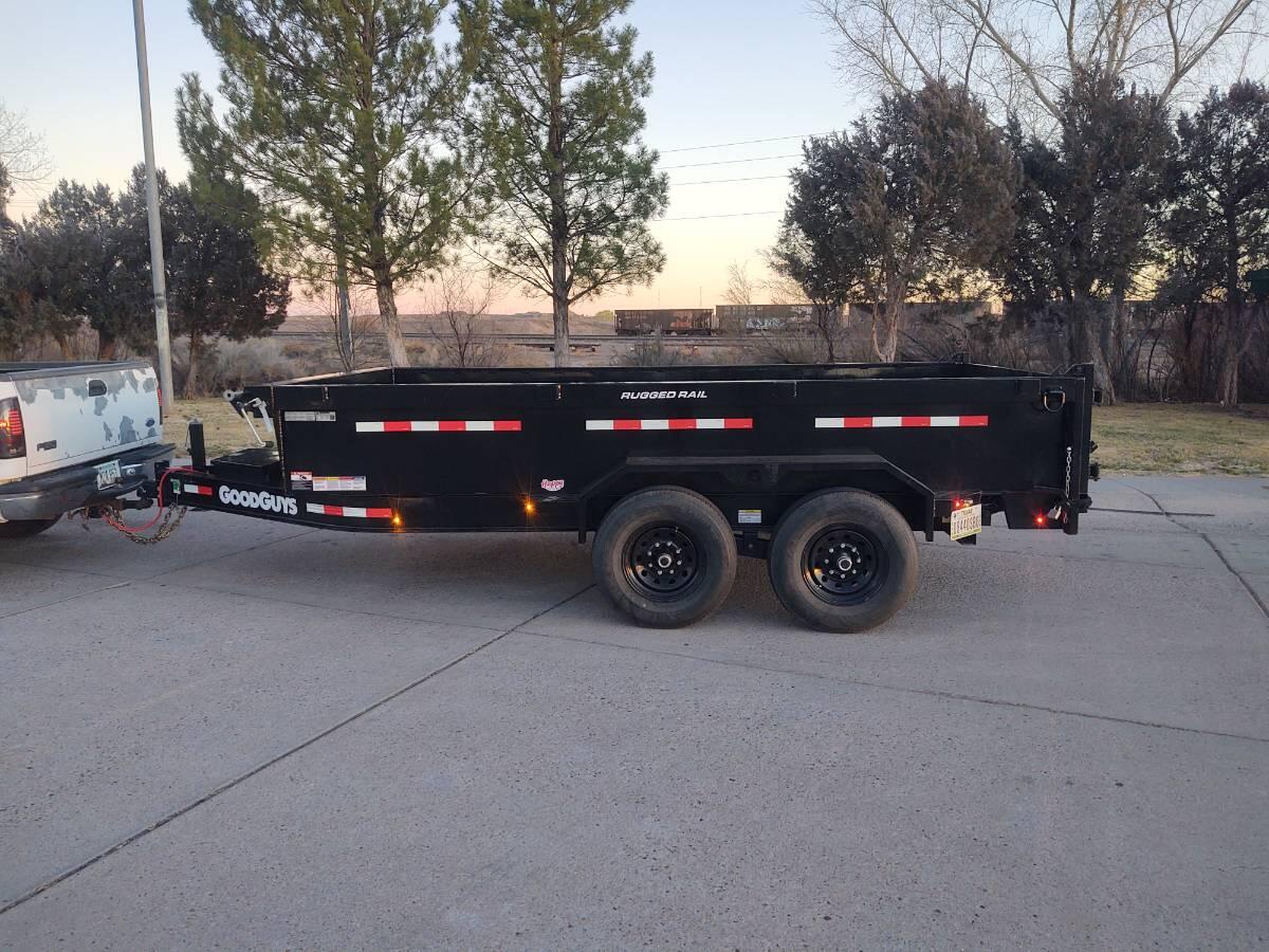 2026 Good guys Dump trailer with two-way gate