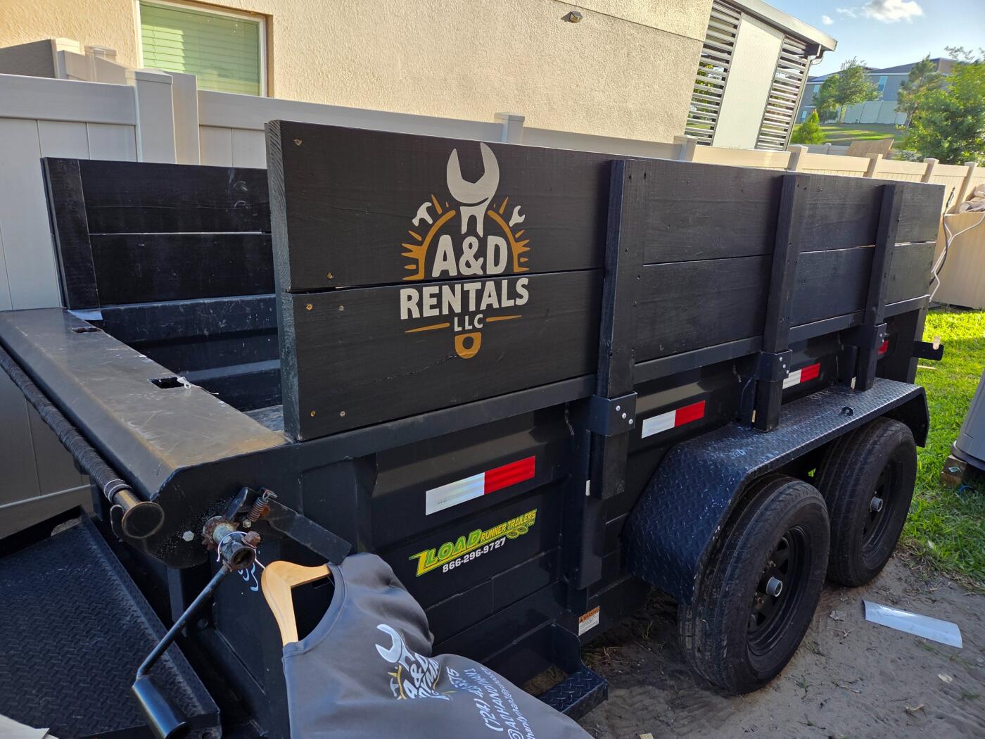 2024 ED Trailer Trailers 5x10 Dual Axle Dump Trailer