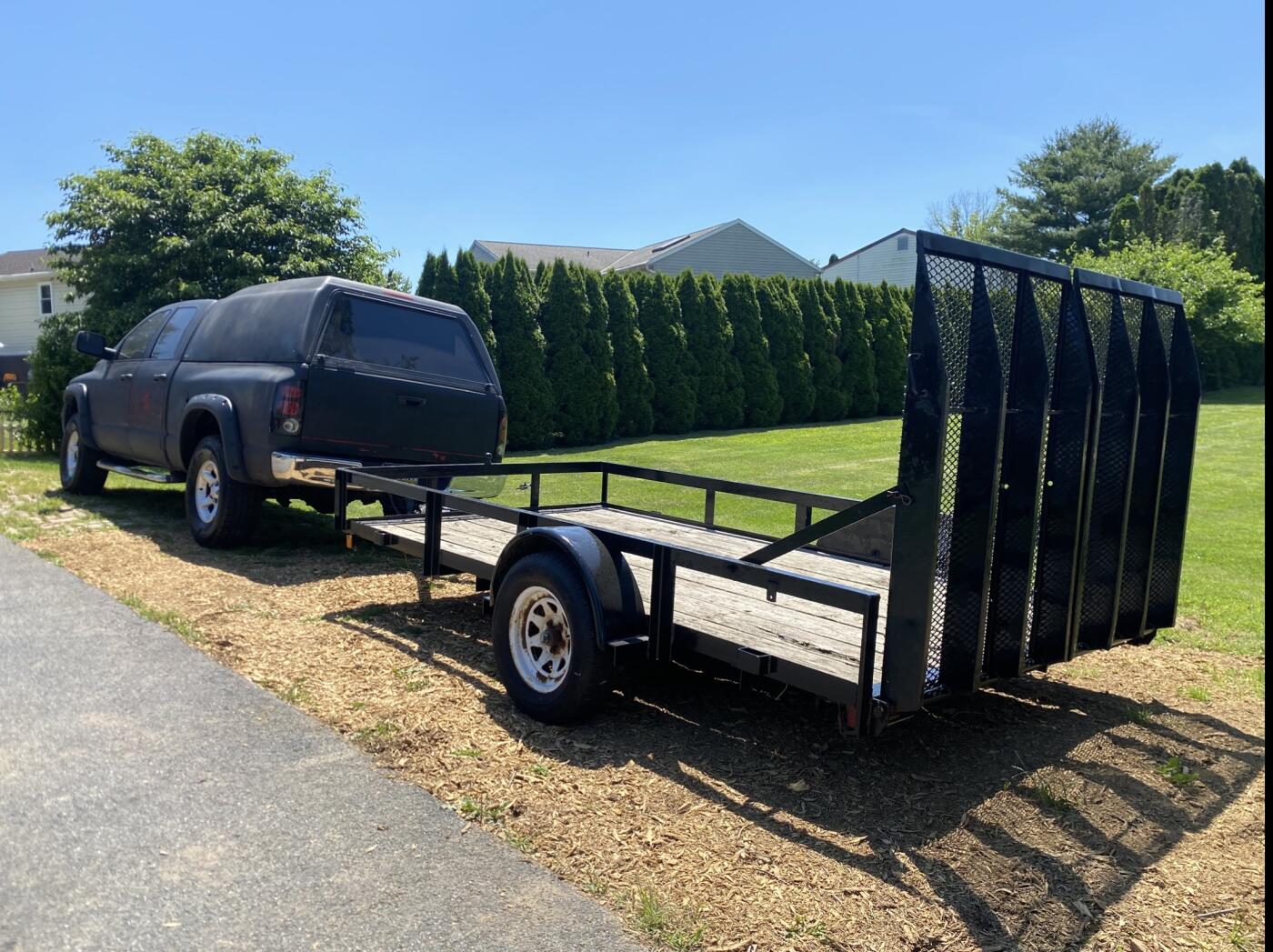 2000 Pequea 6.5x12 Opened Trialer